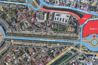 video incep lucrarile de la planseul unirii zona in care circulatia va fi restrictionata in urmatoarele 6 luni incepand de marti 684457baf0664