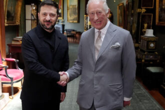 volodimir zelenski vizita in marea britanie presedintele ucrainean s a intalnit si cu regele charles al iii lea la windsor 685972897f684