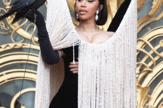 cardi b a venit cu un corb pe covorul rosu faceti liniste ca sa nu il speriati 686d27bee6090