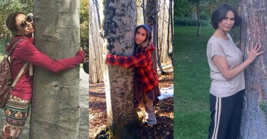 corina anamaria ferentz si ramona badescu imbratiseaza copacii ca sa scape de energiile negative echilibreaza mental si alunga tristetea ce este dendroterapia 687d0de031140