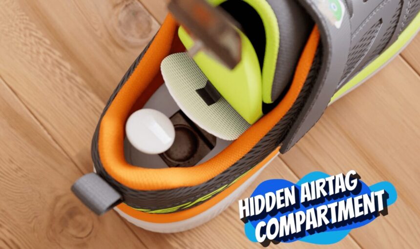 skechers is making kids shoes with a hidden airtag compartment 688a37221eb56