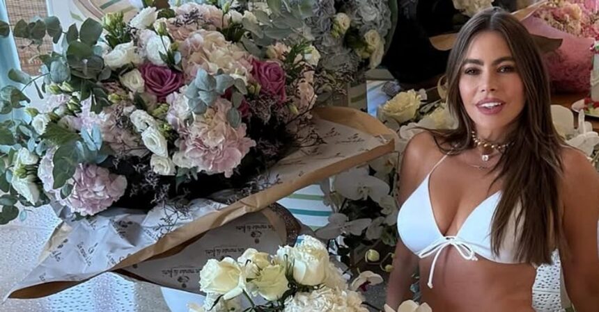 sofia vergara sexy in costum de baie de ziua ei cine este romanca alaturi de care a sarbatorit implinirea varstei de 53 de ani 68715ffc77fb2