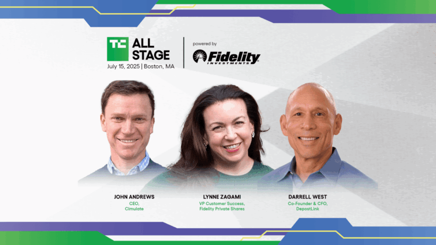 tighten up your cap table with fidelity cimulate and depositlink at techcrunch all stage 2025 686695e07d452