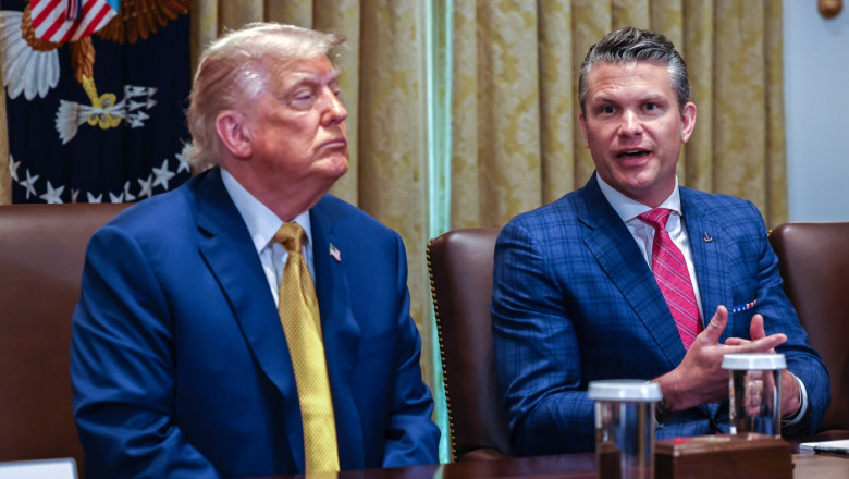 trump l a numit pe secretarul apararii pete hegseth ministru de razboi desi aceasta functie a fost desfiintata inca din 1947 6873739d3f981