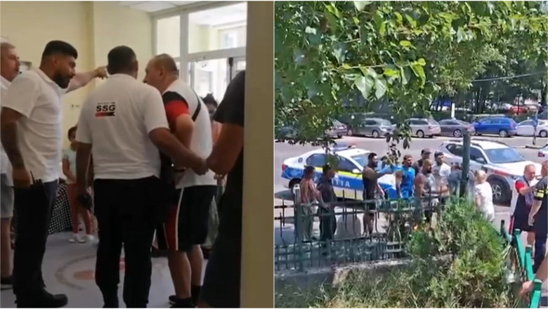 video scandal la spitalul marie curie din capitala agent de paza acuzat ca a lovit un barbat si a folosit spray lacrimogen 686aa612614d3