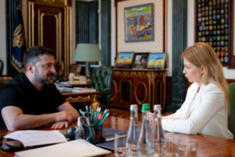 volodimir zelenski a numit un nou ambasador in sua cine este olga stefanisina 6878e3927650a