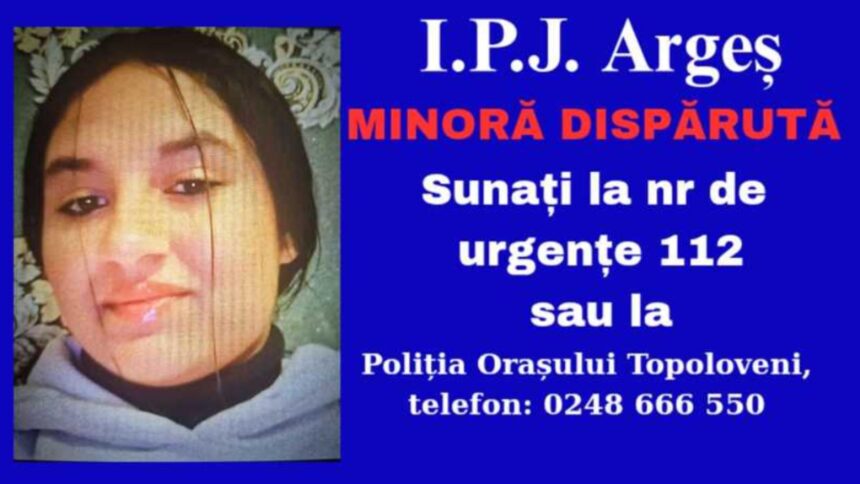 adolescenta de 14 ani din arges disparuta de cateva zile politia cere ajutorul populatiei pentru a o gasi 68b360f99a5c2