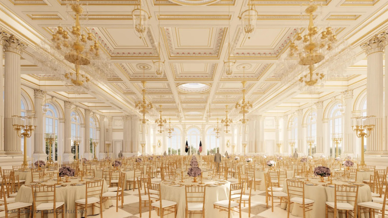 foto donald trump construieste o sala de bal la casa alba cat va costa noua incapere