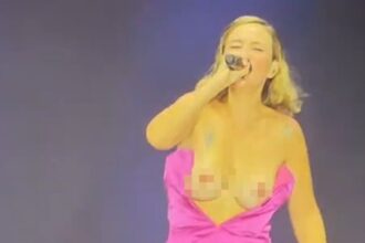 o cantareata spaniola in sanii goi pe scena ce mesaj a vrut sa transmita 689ca6003ea85