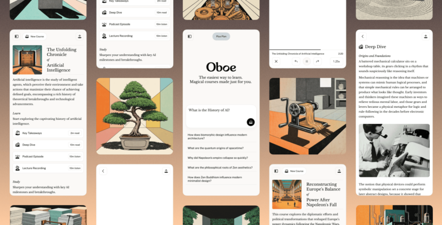 after selling to spotify anchors co founders are back with oboe an ai powered app for learning 68c18c01032c2