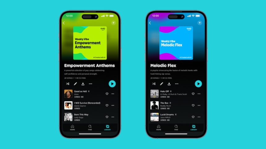 amazon musics new ai feature generates personalized playlists every monday 68bed3c284457
