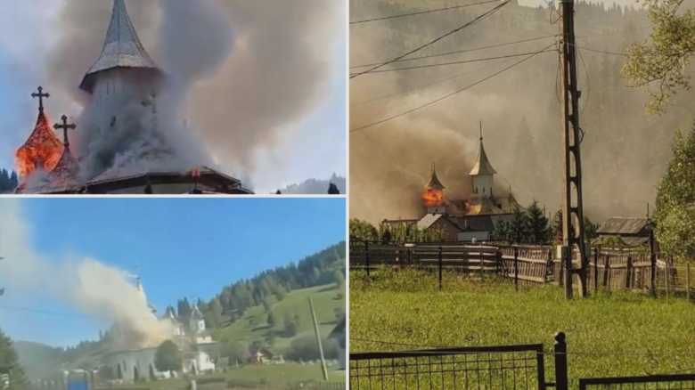 incendiu devastator in comuna fundu moldovei judetul suceava o biserica a fost cuprinsa de flacari foto video 68baea7d0c1df
