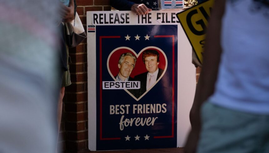 presupusa felicitare a lui donald trump catre jeffrey epstein arata ce relatie bizara aveau cei doi fiecare zi sa ti fie un secret minunat 68c2983cb4a9b
