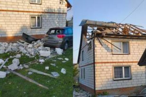 primele imagini cu o casa lovita de drona in polonia localnicii au auzit explozii si au vazut avioane de vanatoare situatia este ingrijoratoare 68c137bd7ed49