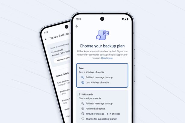 signal introduces free and paid backup plans for your chats 68bf1655c51bc