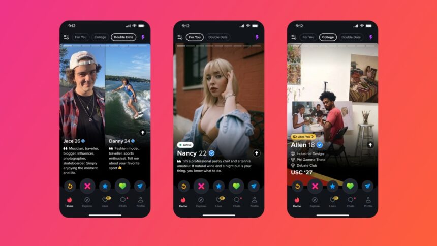 tinder evolves some features into dating modes 68c166399acf1